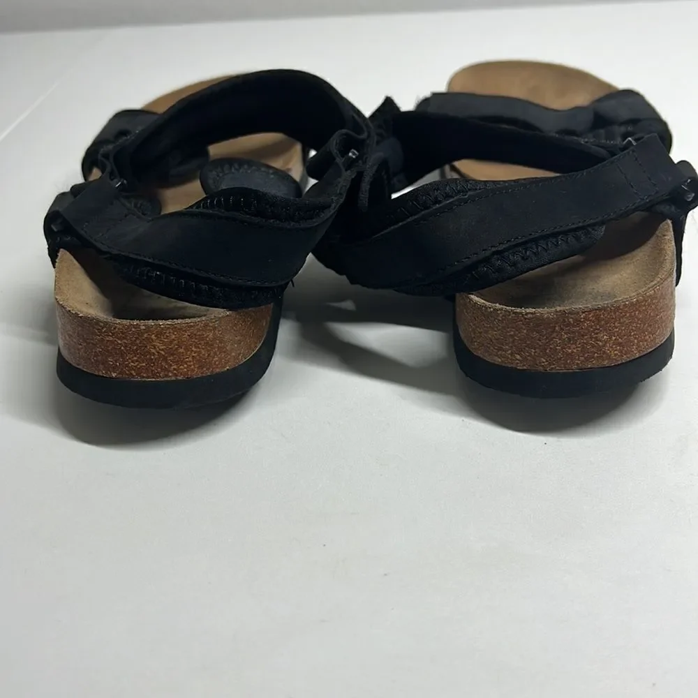 Scholl Heaven Adapta Track Sandals Size 44EU/ 11M Black